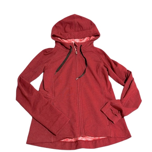 Lululemon Take Ten Hoodie Rosewood Size 6 - Picture 1 of 12